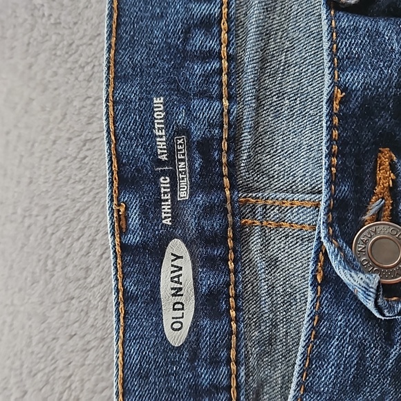 Men's Dark Jeans Old Navy 36*34 Slim Straight - Picture 4 of 10